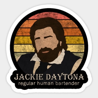 Jackie Daytona - Regular Human Bartender Sticker